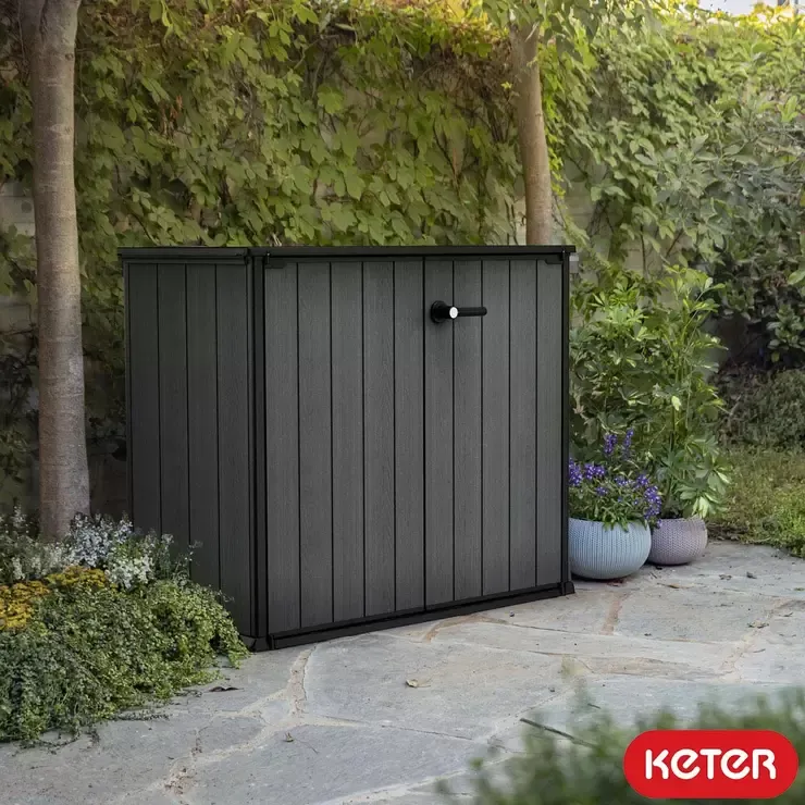 Keter Cortina Bella 4ft 6 x 2ft 4 (1.4 x 0.7m) 1.000 Litre Vertical Storage Shed