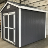 08X10 Utility Ranch Wood Panel Shed