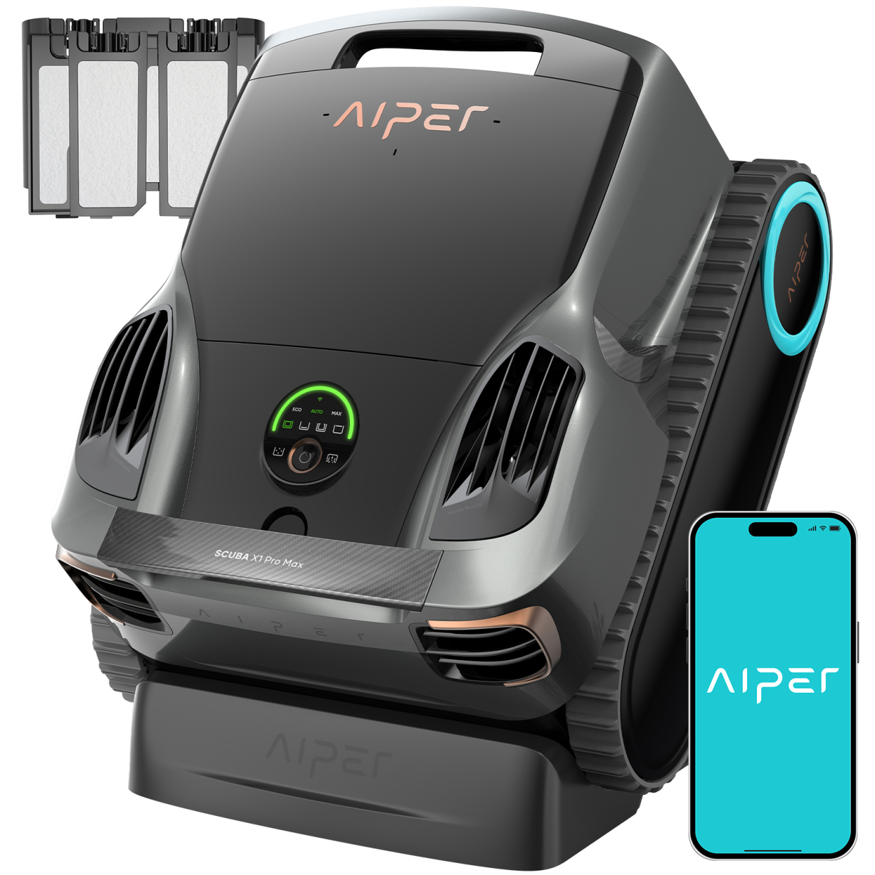 Aiper Scuba X1 Pro Max Cordless Robotic Pool Cleaner